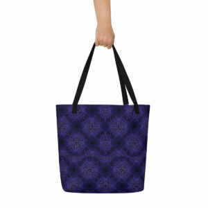All-Over Print Large Tote Bag Crystal Star