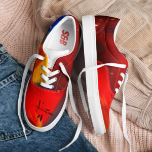 Women’s lace-up canvas shoes Equator