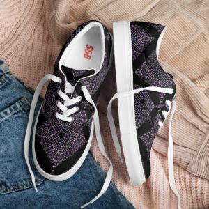 Women’s lace-up canvas shoes Waves