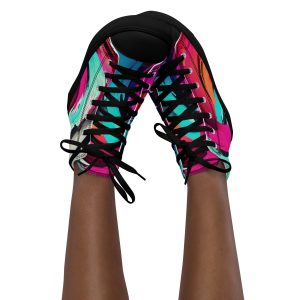 Women’s high top canvas shoes