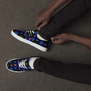 Men’s lace-up canvas shoes Perseus